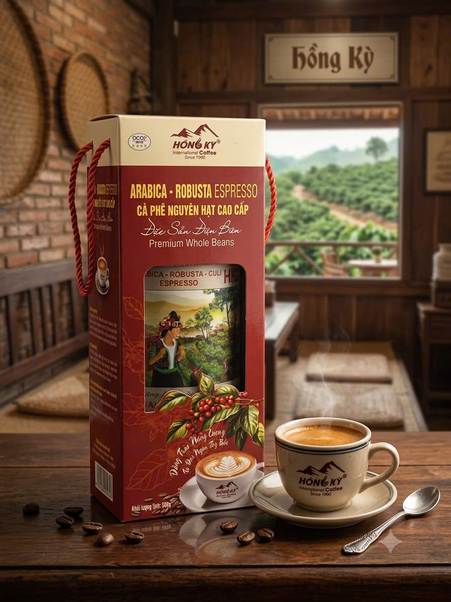 Cafe nguyên hạt cao cấp HK9