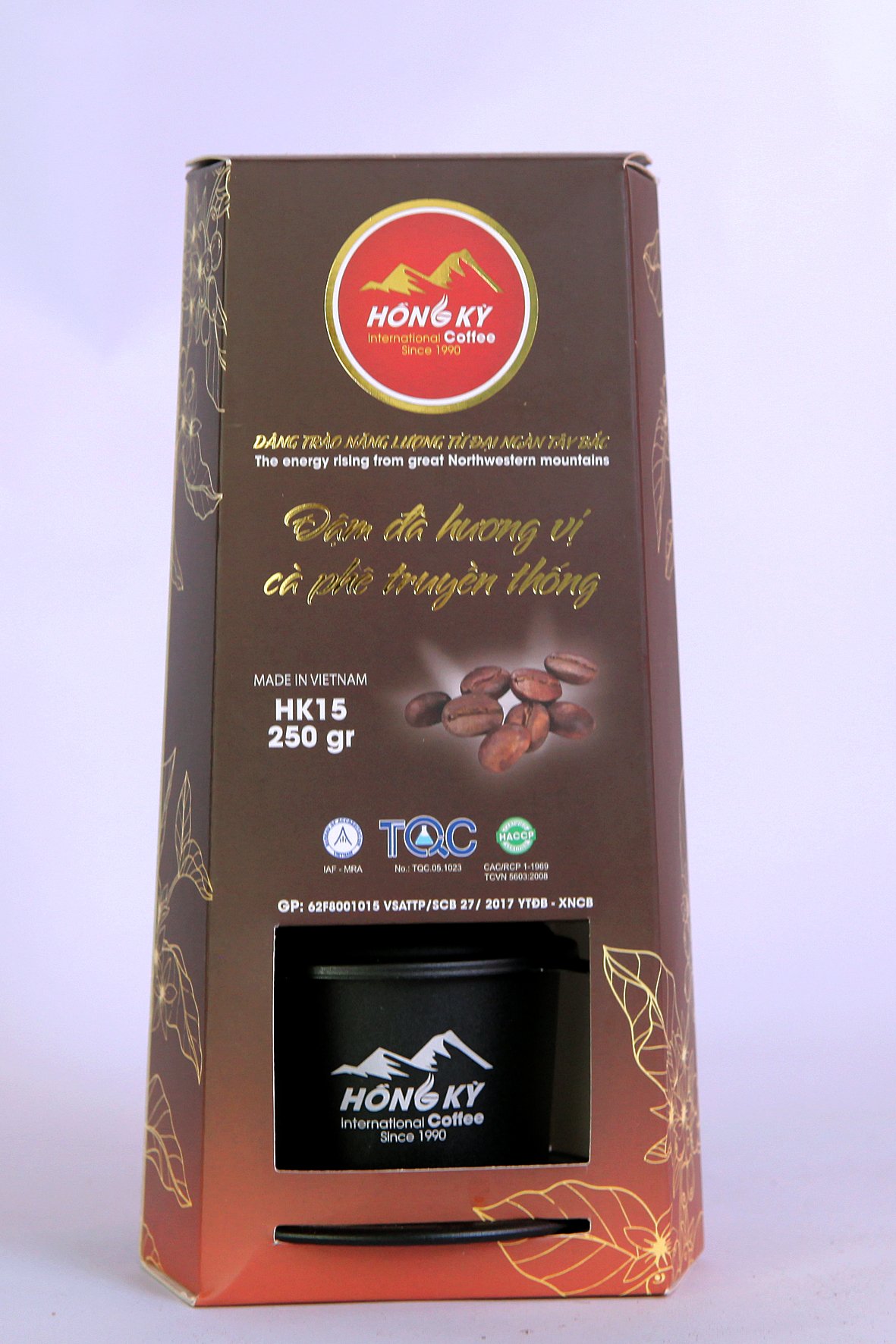 Cafe hộp giấy thượng hạng VIP HK15 kèm phin pha cao cấp